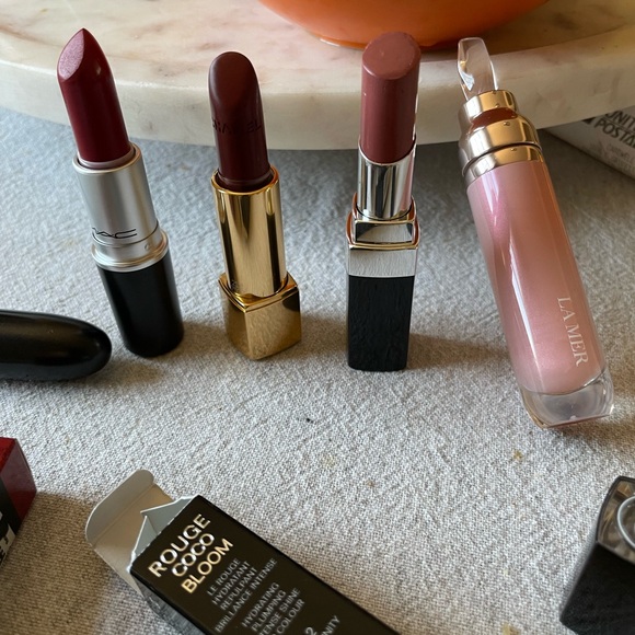 Bundle Coco Chanel lipstick coco bloom rouge allure La Mer lipstick Mac lipstick - Picture 2 of 3